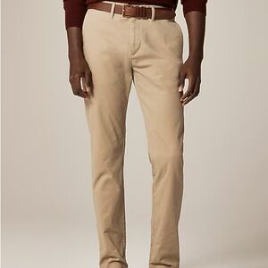 J. Crew Men's Tan Flex Slim Pants